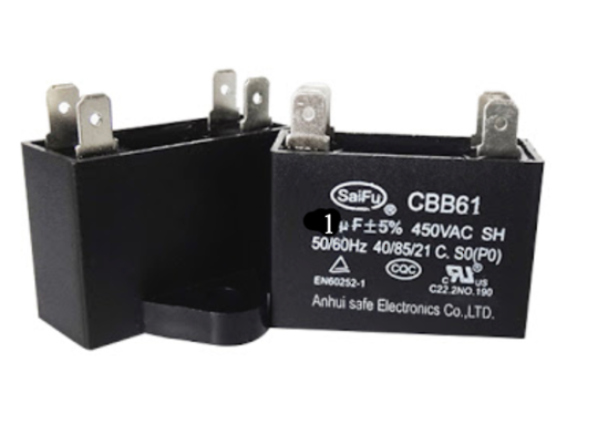 Universal Capacitor Assy 1Uf, 1 uf, CBB61,